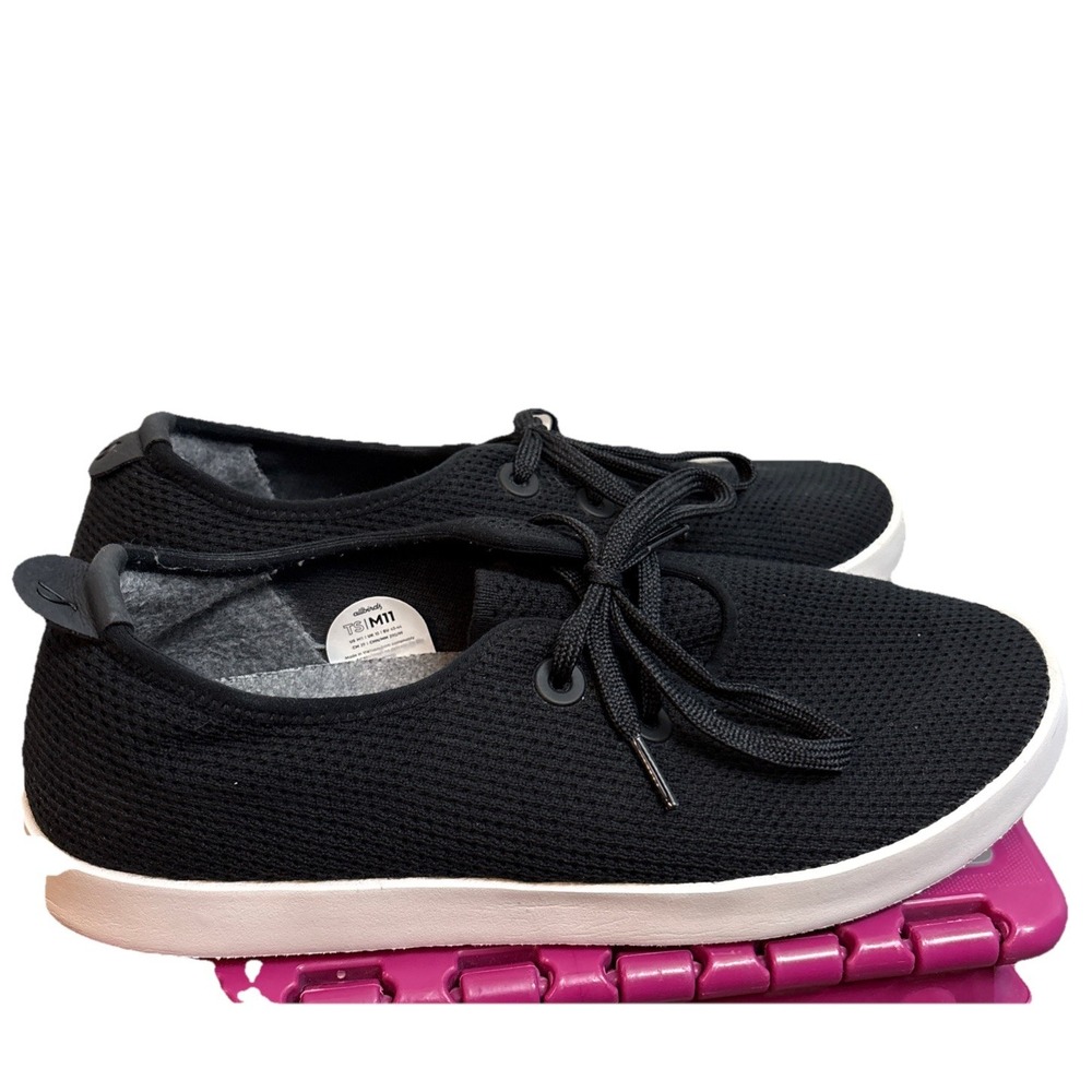 Allbirds Tree Skippers Black with White Sole Men's Size 11 Comfort Travel Casual
